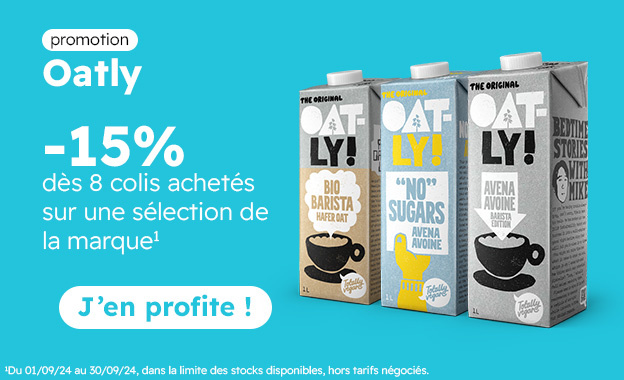 Promo sur une sélection Oatly 